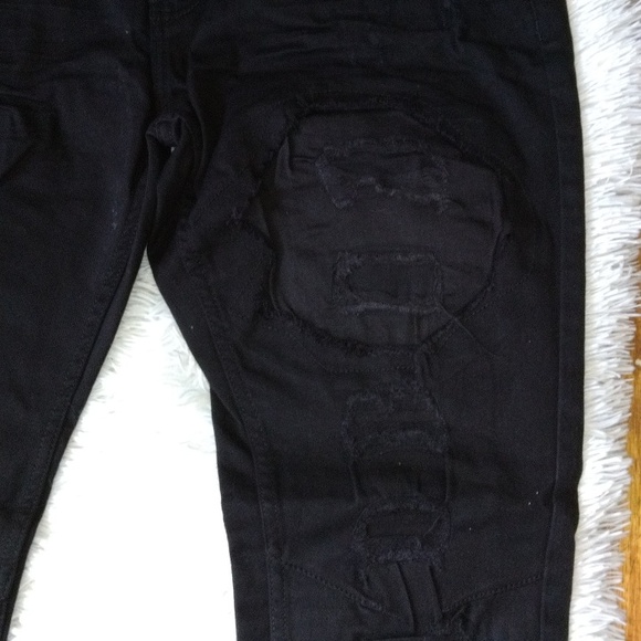 New Archetype black distressed front jeans for men, size 34/32 - Picture 5 of 8